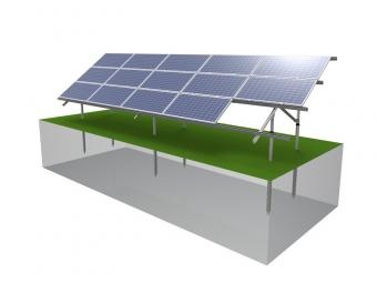 carbom steel support for solar mount