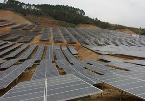 大規模な太陽光発電所の地上のソーラーマウントシステム