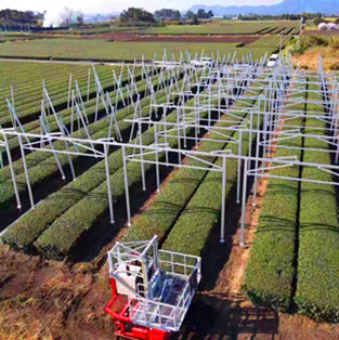  日本での太陽光発電農地設置システム-100KW 